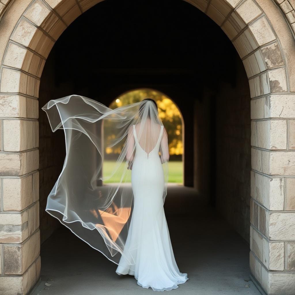 Veil in the breeze